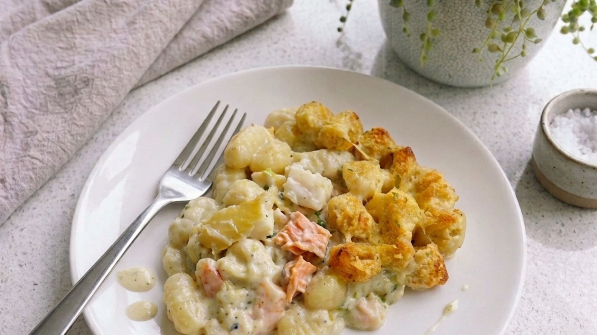 Gnocchi Fish Pie