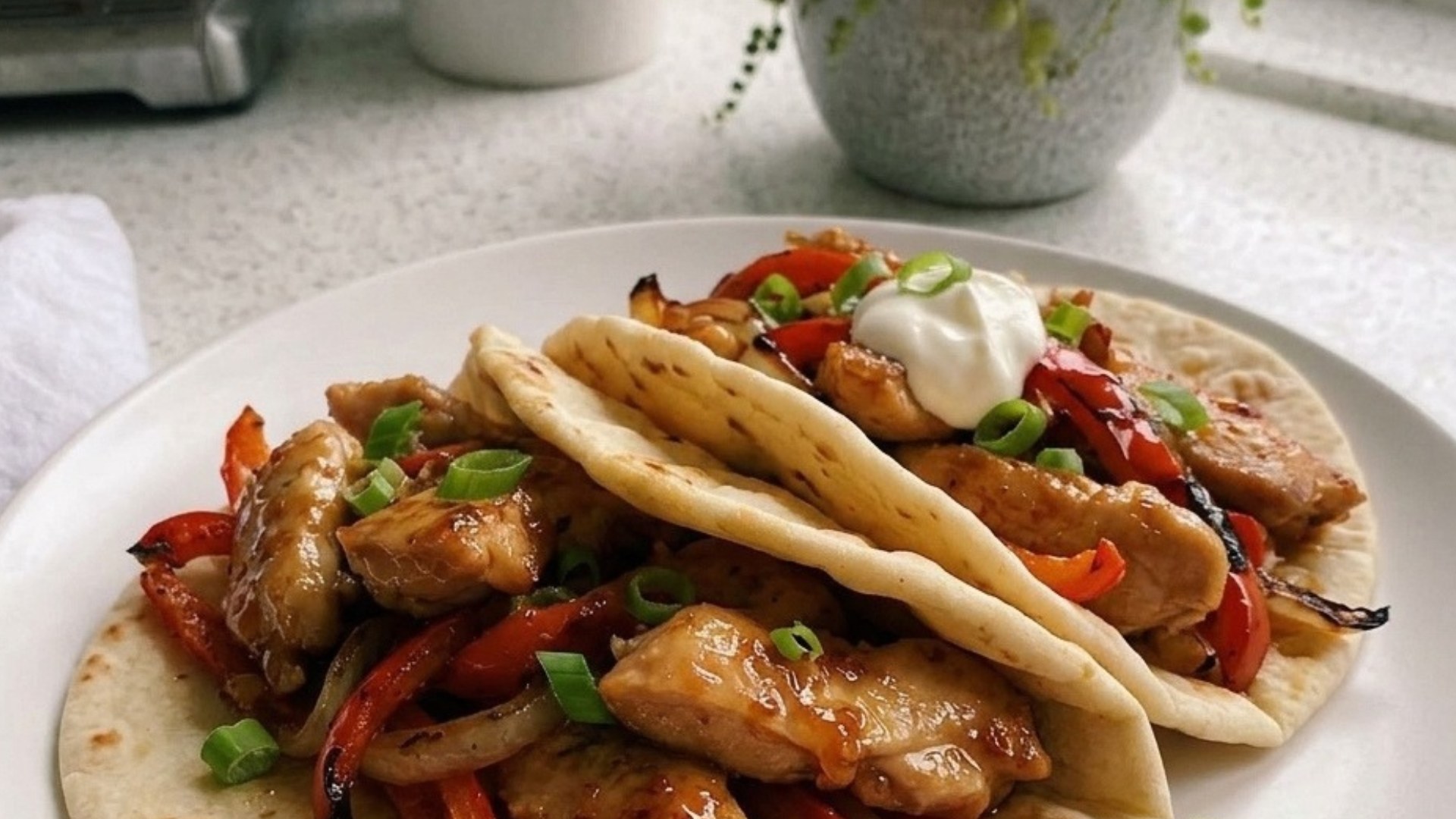 Salt & Pepper Chicken Flatbreads