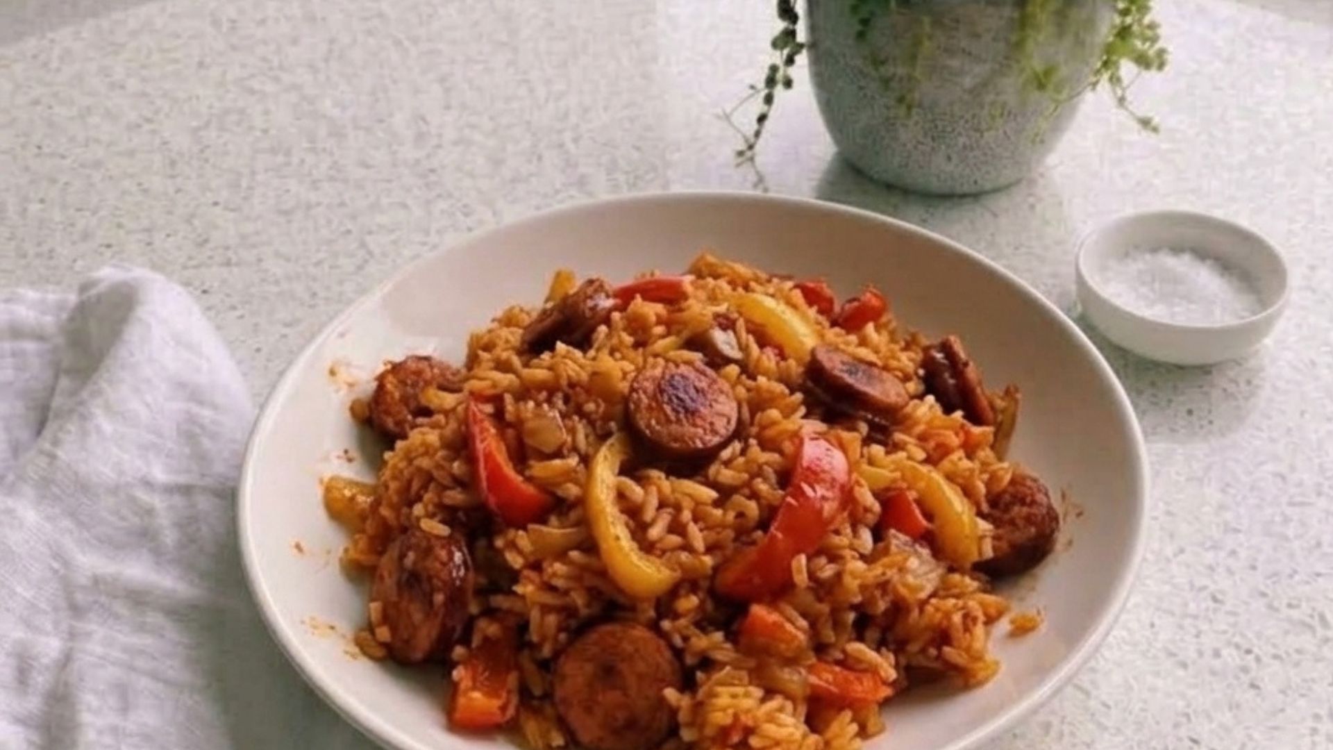 Sweet Pepper & Chorizo Rice